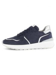 Gabor Skórzane sneakersy w kolorze granatowo-białym rozmiar: 40. Białe obuwie sportowe damskie Gabor, bez zapięcia. Za 242.13 zł.