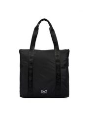 EA7 Emporio Armani Torebka 7W001476 AF22280 UC001 Czarny. Czarne shopper bag EA7 Emporio Armani, bez wzorów, z materiału, bez dodatków. Za 579.99 zł.