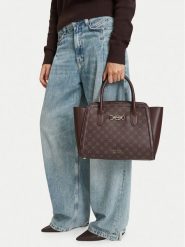 Nine West Torebka CEO- CRYSTAL NOTE-LDA9345A Bordowy. Czerwone kuferki damskie Nine West, bez wzorów, bez dodatków. Za 259.99 zł.