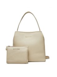 Valentino Torebka Brixton VBS7LX03 Écru. Torebki klasyczne damskie Valentino, ze skóry, bez dodatków. Za 459.99 zł.