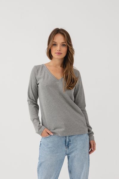 BLUZKA KLARA SZARA S - Flawless. Szare bluzki damskie Flawless, s, bez wzorów, z bawełny, eleganckie, bez kołnierzyka, bez ramiączek. Za 126.00 zł.