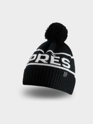 4F Czapka zimowa z dodatkiem wełny damska - czarna M. Czarne czapki damskie 4F, na zimę, bez wzorów, z wełny. Za 89.99 zł.