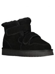 Geographical Norway Botki zimowe "Oscratch" w kolorze czarnym rozmiar: 39. Czarne botki damskie Geographical Norway, na zimę, z futra, bez obcasa, bez zapięcia. Za 161.95 zł.