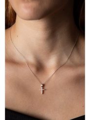 Lodie Silver Srebrny naszyjnik z zawieszką - dł. 42 cm rozmiar: onesize. Szare naszyjniki damskie Lodie Silver, z cyrkonią, srebrne. Za 50.95 zł.