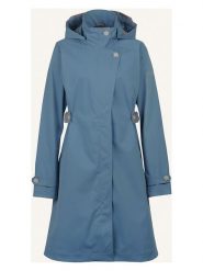 Finside Trencz "Takki" w kolorze błękitnym rozmiar: 36. Niebieskie płaszcze damskie finside, bez wzorów, bez kaptura. Za 437.17 zł.