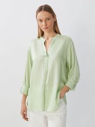 Someday. Bluzka w kolorze zielonym rozmiar: 36. Zielone bluzki damskie someday., bez wzorów, z wiskozy, bez kołnierzyka, bez ramiączek. Za 187.99 zł.