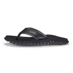 Japonki Gumbies Vegovert Flip-Flops GU-FFVEG001 czarne. Czarne klapki damskie bez wzorów, bez obcasa, bez zapięcia. Za 302.37 zł.