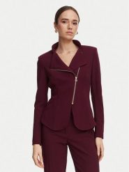 Rinascimento Marynarka CFC0130203003 Bordowy Slim Fit. Czerwone marynarki i żakiety damskie Rinascimento, xl, bez wzorów, z syntetyku. Za 609.99 zł.