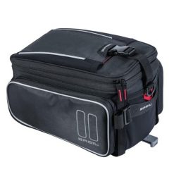 Torba na bagaż „Sport Design MIK”. Czarne torby sportowe BASIL, bez wzorów, z materiału. Za 509.90 zł.