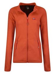 Geographical Norway Kurtka polarowa "Ulyssia" w kolorze pomarańczowym rozmiar: XXL. Pomarańczowe kurtki damskie Geographical Norway, xxl, z polaru, bez kołnierzyka. Za 70.24 zł.