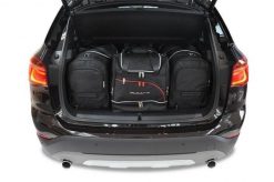 Torby Do Bagażnika Bmw X1 2015-2022 4Szt Kjust. Czarne torby podróżne KJUST, bez wzorów, z kauczuku. Za 1,214.00 zł.