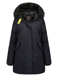 Geographical Norway Parka "Cherifa" w kolorze granatowym rozmiar: XXL. Niebieskie parki damskie Geographical Norway, xxl, bez kaptura. Za 254.74 zł.