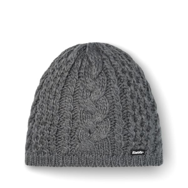 Czapka Eisbar Afra MÜ. Szare czapki damskie Eisbär, na zimę, bez wzorów, z materiału. Za 159.90 zł.