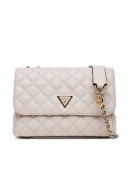 Guess Torebka Giully II HWQG96 73200 Szary. Szare torebki klasyczne damskie Guess, ze skóry, bez dodatków. Za 399.99 zł.
