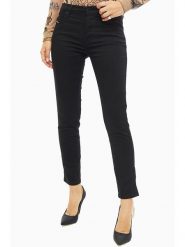 Diesel Clothes Spodnie "Babhila" w kolorze czarnym rozmiar: W23/L32. Czarne spodnie materiałowe damskie Diesel Clothes, z aplikacjami, z materiału. Za 184.46 zł.