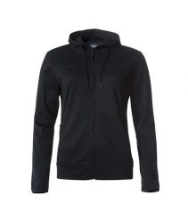Clique Ottawa Women bluza z kapturem z poliestru, czarna. Czarne bluzy damskie CLIQUE, s, bez wzorów, z materiału, z kapturem. Za 245.91 zł.