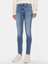 Tommy Jeans Jeansy Nora DW0DW19255 Niebieski Skinny Fit. Niebieskie jeansy damskie Tommy Jeans, bez wzorów, z bawełny. Za 279.99 zł.