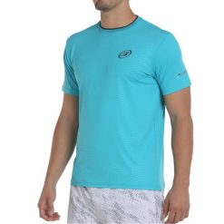 Bullpadel Meira T-shirt. Niebieskie t-shirty damskie bullpadel, bez wzorów, bez kołnierzyka. W wyprzedaży za 160.25 zł.