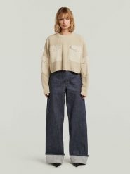 G-Star Bluza w kolorze beżowym rozmiar: M. Brązowe bluzy damskie G-Star, m, bez wzorów, z bawełny, bez kaptura. Za 221.67 zł.