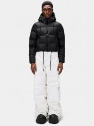 Rains Kurtka zimowa 15150 Czarny Regular Fit. Czarne kurtki damskie Rains, na zimę, xl, bez wzorów, z syntetyku, bez kaptura. Za 1,409.00 zł.