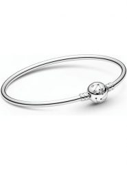 Pandora Srebrna bransoletka z cyrkoniami rozmiar: onesize. Szare bransoletki damskie Pandora, srebrne. Za 224.95 zł.