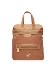 Beverly Hills Polo Club Plecak BHPC-H-002-07 Brązowy. Brązowe plecaki Beverly Hills Polo Club, bez wzorów, z materiału. Za 129.99 zł.
