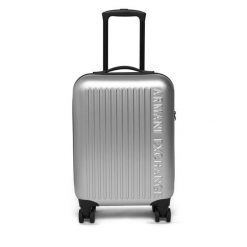 Walizka kabinowa Armani Exchange. Żółte walizki Armani Exchange, bez wzorów. Za 909.99 zł.