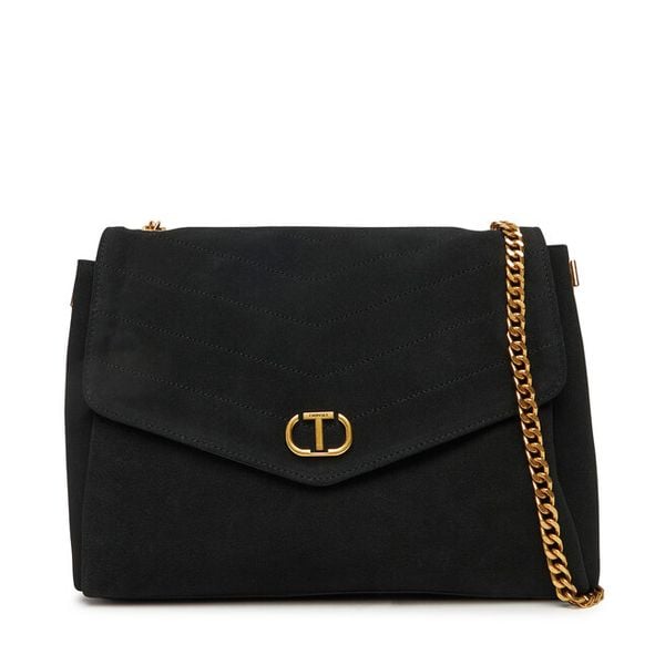 Torebka TWINSET. Czarne torebki wieczorowe damskie Twinset, bez wzorów, bez dodatków. Za 1,169.00 zł.