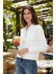 William de Faye Kardigan w kolorze białym rozmiar: 40. Białe kardigany damskie William de Faye, bez wzorów. Za 131.95 zł.