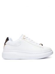 Guess Sneakersy FLTFRE LEA12 Biały. Białe obuwie sportowe damskie Guess, ze skóry, bez zapięcia. Za 544.99 zł.