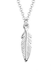 Elli Damski wisior z piórami Boho w srebrze próby 925 Sterling Silver Naszyjniki 1 ct. Szare naszyjniki damskie Elli, srebrne. Za 183.99 zł.