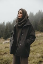 KURTKA PORTO SZARO- BRĄZOWA L - Flawless. Szare kurtki damskie Flawless, l, bez wzorów, bez kaptura. Za 997.00 zł.