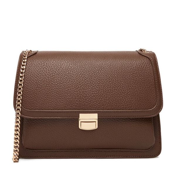 Torebka JENNY. Brązowe torebki klasyczne damskie Jenny, bez dodatków. Za 149.99 zł.