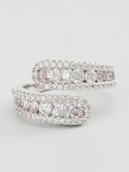 U.S. Polo Assn. Pierścionek z kryształami rozmiar: onesize. Szare pierścionki damskie U.S. Polo Assn., z kryształem, metalowe. Za 86.99 zł.