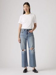 Levi's Dżinsy - Mom fit - w kolorze błękitnym rozmiar: W28/L29. Niebieskie jeansy damskie Levi's, z podwyższonym stanem. Za 244.45 zł.