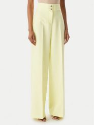 Maryley Spodnie materiałowe 26EB680/43LE Żółty jasny Regular Fit. Żółte spodnie materiałowe damskie Maryley, bez wzorów, z materiału. Za 279.99 zł.