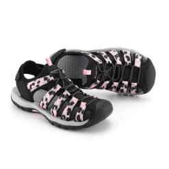 Sandały turystyczne damskie z zakrytym noskiem Alpine Pro Awede. Czerwone sandały damskie Alpine Pro, bez wzorów, bez obcasa, bez zapięcia. W wyprzedaży za 249.20 zł.