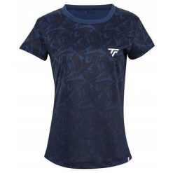Koszulka T-Shirt tenisowa damska Tecnifibre X-Loop Tee. Niebieskie koszulki damskie TECNIFIBRE, bez wzorów, bez kołnierzyka, bez ramiączek. Za 249.00 zł.