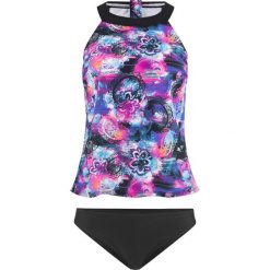 Tankini (2 części) bonprix niebiesko-czerwony. Czerwone bikini bonprix, w paski. Za 109.99 zł.
