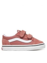 Vans Tenisówki Old Skool V VN0009RCCHO1 Biały. Białe buty sportowe dziewczęce Vans, bez wzorów, z materiału, bez zapięcia. Za 189.99 zł.