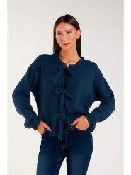 Tamba Kardigan w kolorze granatowym rozmiar: 36/38. Niebieskie kardigany damskie Tamba, bez wzorów, z wełny. Za 170.87 zł.