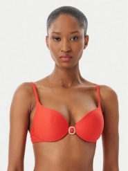 Selmark Góra od bikini BN313 Czerwony jasny. Czerwone bikini Selmark, bez wzorów, z syntetyku. Za 329.99 zł.