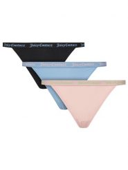 Juicy Couture Komplet stringów JCTTH125982 Kolorowy. Komplety bielizny Juicy Couture, bez wzorów, z syntetyku. Za 129.99 zł.