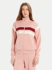 Guess Bluza V5RQ00 KCO72 Różowy Regular Fit. Czerwone bluzy damskie Guess, xl, z aplikacjami, z syntetyku, bez kaptura. Za 229.99 zł.