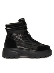 Blauer Trapery F5BLANCA03/NYP Czarny. Czarne trapery damskie Blauer, z materiału, bez zapięcia. Za 689.99 zł.
