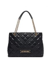 LOVE MOSCHINO Torebka JC4145PP1PLA0000 Czarny. Czarne torebki klasyczne damskie Love Moschino, ze skóry, bez dodatków. Za 1,009.00 zł.