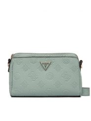 Guess Torebka Cresidia II Mini HWPD98 tore88720 Niebieski. Niebieskie listonoszki damskie Guess, z aplikacjami, ze skóry, bez dodatków. Za 549.99 zł.