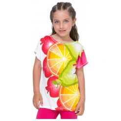 Desigual T-Shirt Dziewczęcy Edmonton 128 Wielokolorowy. Różowe koszulki i t-shirty dziewczęce Desigual. W wyprzedaży za 99.00 zł.