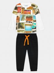 Guess Komplet bluzka i spodnie I3BG05 I3Z13 Kolorowy Regular Fit. T-shirty i koszulki chłopięce Guess, z aplikacjami, z bawełny, bez kołnierzyka, bez ramiączek. Za 109.99 zł.