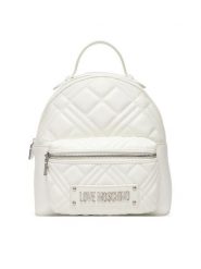 LOVE MOSCHINO Plecak JC4148PP0MLA0100 Biały. Białe plecaki Love Moschino, bez wzorów, ze skóry. Za 819.99 zł.